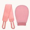Ujicde 2pcs Deep Exfoliating Glove for Body, Women Shower Gloves Exfoliating, Shower Scrubbing Mitt for Softer Illuminate Skin, Silky Smooth Skin (Color : Pink) view 1