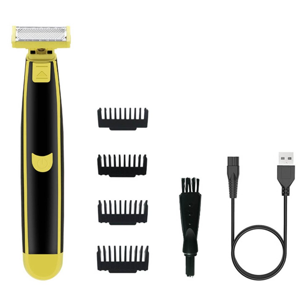 AMONIDA Hair Clipper, ABS 4 Limit Comb 110V 220V Electric Hair Shaver Cutter 700mAh for Hotel