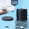 GAINWELL 50-Count Black Compressed Facial Sponges for Daily Facial Cleansing and Exfoliating, 100 Natural Cosmetic Spa Sponges for Makeup Remover, Reusable view 4