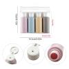 Soap Pump Dispenser Portable Empty Bottles Leak Proof Free Silicone Reusable Silicone Refillable Container Cosmetic Travel Size Toiletry Containers for Shampoo Lotion Soap (4 Pcs) Bottles Dispenser view 2