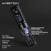 Ambition Soldier Wireless Tattoo Machine Kit Complete Rotary Coreless Motor Tattoo Pen Kit with Extra 2400mAh Battery 80pcs Glory Mixed Size Cartridge Needles Supply for Professional Tattoo Artist view 4