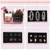KEYPOWER Makeup Organizers Drawer Bling Diamond,Fashion Countertop Jewelry Cosmetic Storage Display Boxes,Makeup Brush Holder, Cosmetic Holder,2 Pieces Set(Purely Handmade)(Pink) view 2