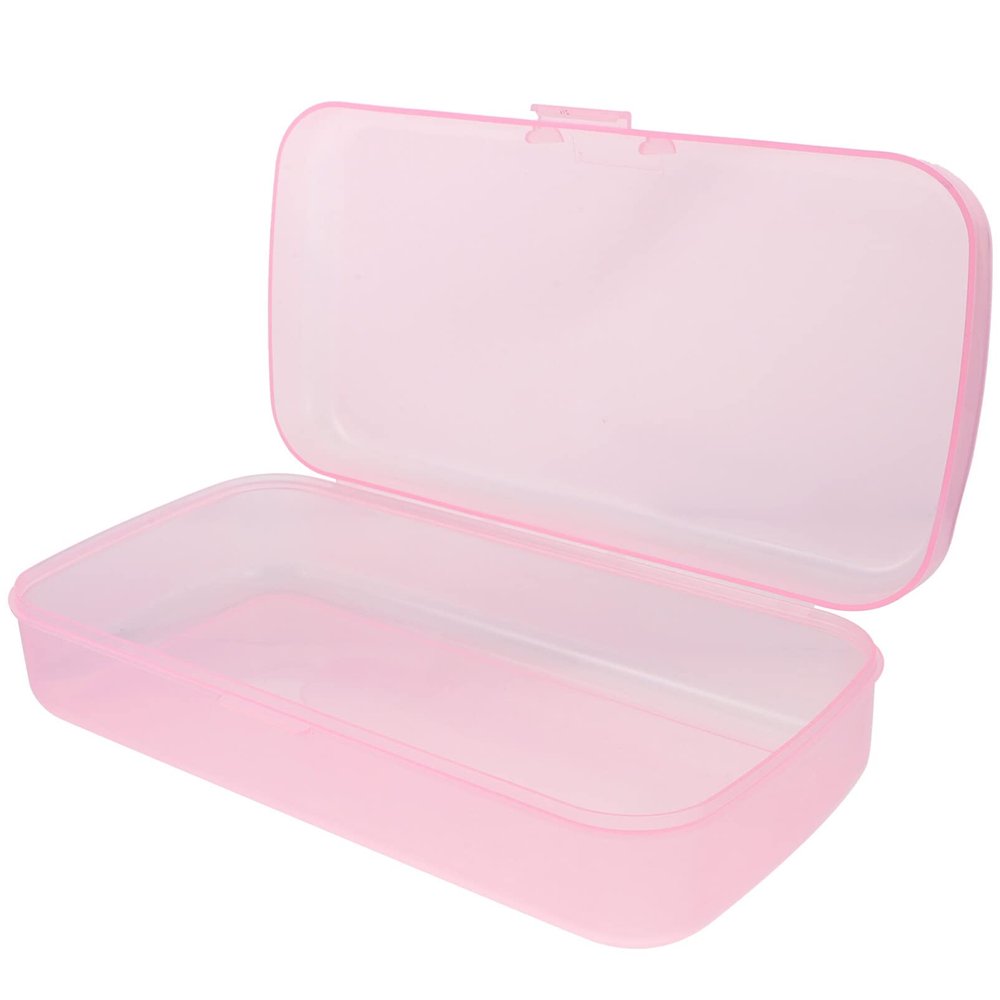 Beaupretty Nail Tools Tray Manicure Nail Art Tools Storage Organizer Nail Clipper Hair Cutter for Pink Manicure Tools