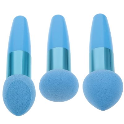 Beaupretty 3pcs Mini Makeup Sponges Beauty Pen for Blending Makeup Tool for Women Portable Beauty Supplies