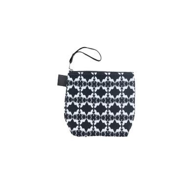 Forza Cavallo Deluxe 12" Canvas Makeup and Toiletry Bag (Black, Mirror Horse)