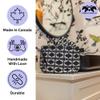 Forza Cavallo Deluxe 12" Canvas Makeup and Toiletry Bag (Black, Mirror Horse) view 4
