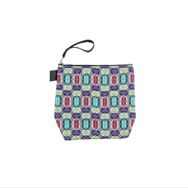 Forza Cavallo Deluxe 12" Canvas Makeup and Toiletry Bag (Purple, Sette)