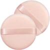 Jepeux 2 PCS large Powder puff, 5 inch cotton super soft Powder puff, washable, loose powder puff, baby powder, body puff round (Beige) view 1
