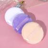 Jepeux 2 PCS large Powder puff, 5 inch cotton super soft Powder puff, washable, loose powder puff, baby powder, body puff round (Beige) view 3