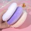 Jepeux 2 PCS large Powder puff, 5 inch cotton super soft Powder puff, washable, loose powder puff, baby powder, body puff round (Beige) view 4