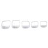 5 Sizes/Set Men's Beard Styling Template,Shaping Tool Trimming Styling Template for Beard Trimming view 3
