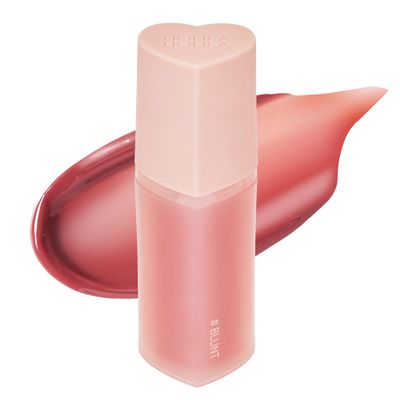 HOLIKA HOLIKA Heart Crush Bare Glaze Tint - K-Beauty Girlish & Juicy Color Lip Tint with Moisture Essence, Long-Lasting Moisture & High Shine, 0.1 fl.oz. (04 BLUNT)