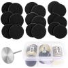 Rolybag Sanding Paper Discs with Metal Nail Drill Bit Foot Sandpaper Discs 25mm Foot File Sandpaper Discs for Manicure Pedicure,#80#150#240 Fine Boxed view 1
