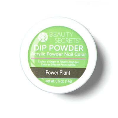 Beauty Secrets Power Plant Neon Dip Powder, Dip Nails, Long Lasting, DIY Dipping Powder, Soaks Off, .5 Ounce