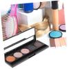 Beavorty 2pcs Empty Eyeshadow Box Compartments Makeup Organizer for Eyeshadow Blush and Powder Portable Subpackaging Case for Travel and Daily Use view 2