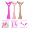 3pcs Silicone Eyelash Guard Mascara Shield Tool Eyeshadow Applicator Lash Shield for Makeup Artists Beginners view 3
