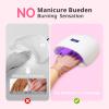 AIRSEE Anti UV Gloves for Nail Lamp, Professional UPF50+ UV Protection Gloves for Manicures Nail Art, Fingerless Gloves (Pink) view 3