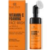 Botanic Hearth Vitamin C Foaming Face Wash With Papaya & Orange | Extracts Built|In Silicone Brush | For Cleansing & Glowing Skin | Paraben & Sulphate Free | Face Cleanser For Women & Men | 5.1 Fl Oz view 1
