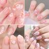 30 Sheets White Flower Nail Art Stickers 3D Pink Daisy Self Adhesive Nail Decals Acrylic Nails DIY Design Nail Stickers Spring Summer Nail Supplies for Women and Girls view 3