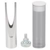Eyebrow Pencil Sharpening Tool, Eyebrow Sharpening Tool Makeup Sharpener Firmly Fixing Adjust Screw Eyebrow Pencil Sharpener Aid Sharpener Lip Liner Eyebrow and Pencils (Silver) view 1