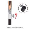 Eyebrow Pencil Sharpening Tool, Eyebrow Sharpening Tool Makeup Sharpener Firmly Fixing Adjust Screw Eyebrow Pencil Sharpener Aid Sharpener Lip Liner Eyebrow and Pencils (Silver) view 4