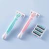 Hocmos Women's Razors - 6 Blades, Non-Slip Grip, 19 Refills & 2 Handles Great Value Travel Pack for Razors for Women Sensitive Skin view 2