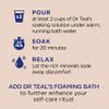 Dr Teal's Pure Epsom Magnesium Salt Soak, Shea Butter & Almond, 3 lbs (Pack of 4) view 4