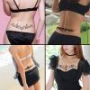 28 Sheet Sexy Temporary Tattoos for Abdomen Waist; Waterproof, Ideal for Bachelorette Parties. Temporary Fake Body Tattoos for Women and Girls view 4