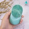 Facial Cleansing Brush, Sonic Waterproof Cleansing Brush(8 Adjustable Speeds) Effectively Cleans and Exfoliates, Soft Silicone Heated Massage Helps Open pores&Import Essence, Relieve Fatigu (Green) view 4