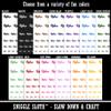 Relax Fun Text Temporary Tattoo Water Resistant Fake Body Art Set Collection - Light Green (One Sheet) view 2