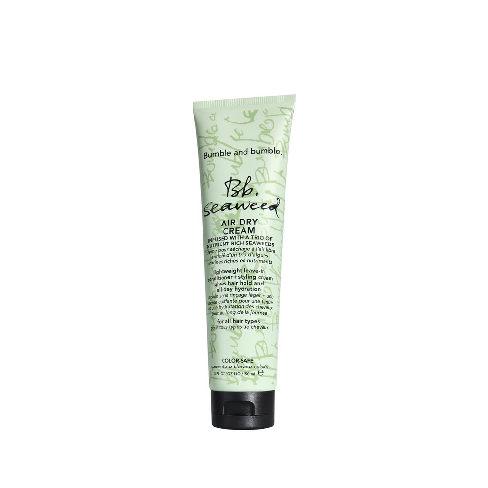 Bumble and bumble. Seaweed Nourishing Air Dry Hair Styling Cream | Leave-In Conditioner | Hydrating, Anti Frizz, Soft Hold, Color Safe | Curly, Wavy, Straight, 5 Fl Oz