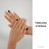 NAILOG Semi Cured Gel Nail Strips 34 pcs, Buy 2 Get 1 UV Lamp, Salon-Quality French Nail Strips with Soft Gel Finish| Timeless Strings view 2