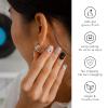 NAILOG Semi Cured Gel Nail Strips 34 pcs, Buy 2 Get 1 UV Lamp, Salon-Quality French Nail Strips with Soft Gel Finish| Timeless Strings view 4