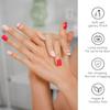NAILOG Valentines Semi Cured Gel Nail Strips 34 pcs, Buy 2 Get 1 UV Lamp, Salon-Quality Gel Nail Stickers, Valentines Day Gel Nail Wraps with Soft Gel Finish | Love Note view 2