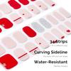 NAILOG Valentines Semi Cured Gel Nail Strips 34 pcs, Buy 2 Get 1 UV Lamp, Salon-Quality Gel Nail Stickers, Valentines Day Gel Nail Wraps with Soft Gel Finish | Love Note view 3