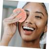 Alipis 2pcs Portable Face Cleaning Sponges Face Scrubber for Makeup Removal and Daily Cleansing Soft Mesh Structure for Gentle Facial Care for Travel and Home Use view 3