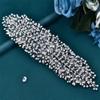 Youllyuu African Bridal Headband Woman Tiara Wedding Hair Accessories Rhinestone Headpiece Bride Headwear view 1