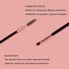 Eyebrow Brush Eyelash Separator Brow Comb & Lash Spoolie Professional Eye Makeup Tools (Black + Pink)(3 Pieces Set) view 3