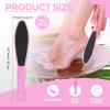100 Pcs Pedicure Foot File Double Sided Callus Remover Sandpaper Foot Heel Rasp Tool for Dead Skin Foot Sander Foot Scraper Scrubber with Plastic Handle for Feet Spa (Pink) view 2