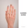 NAILOG Semi Cured Gel Nail Strips 34 pcs, Buy 2 Get 1 UV Lamp, Salon-Quality Gel Nail Stickers, Semicured Nail Wraps with Soft Gel Finish | Summer Soiree view 2