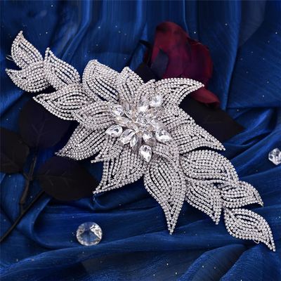 Youllyuu African Bridal Headband Woman Tiara Wedding Hair Accessories Rhinestone Headpiece Bride Headwear