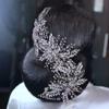 Youllyuu African Bridal Headband Woman Tiara Wedding Hair Accessories Rhinestone Headpiece Bride Headwear view 2