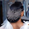 Youllyuu Bridal Hair Accessories Large Wedding Headbands Brides Tiara And Crown Brides Jewel Headbands view 4