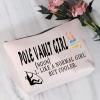 JYTAPP Pole Vaulter Makeup Bag Pole Vault Gifts Pole Vault Girl Like a Normal Girl But Cooler Makeup Bag Gifts For Pole Vaulters Makeup Zipper Pouch Bag view 2