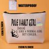 JYTAPP Pole Vaulter Makeup Bag Pole Vault Gifts Pole Vault Girl Like a Normal Girl But Cooler Makeup Bag Gifts For Pole Vaulters Makeup Zipper Pouch Bag view 3