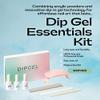 DipGel Essentials Kit, Acrylic Powder and Dip Gel Resin Kit, Starter System by DipWell (Comes With Priming Gel Prep, Self-leveling Gel Base, Non-tacky Gel Top + UV/LED Lamp) Professional Grade view 2