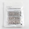 Beadsland 8300PCS Flatback Rhinestones, Gold Rhinestone Round Crystal Rhinestones for Crafts, Mixed 10 Sizes with Wax Pencil and Tweezer Kit, SS3-SS30, Golden Shadow view 4