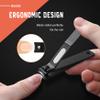 BEZOX Toe Nail Clippers Set of 2 - Stainless Steel Toenails Clippers for Thick Nails for Seniors, Fingernails Clipper for Men and Women - Sharp Nail Cutters and Nail Trimmers view 4
