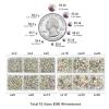 Beadsland 8300PCS Flatback Rhinestones, AB Crystal Rhinestone Round Crystal Rhinestones for Crafts, Mixed 10 Sizes with Wax Pencil and Tweezer Kit, SS3-SS30, Crystal AB view 4