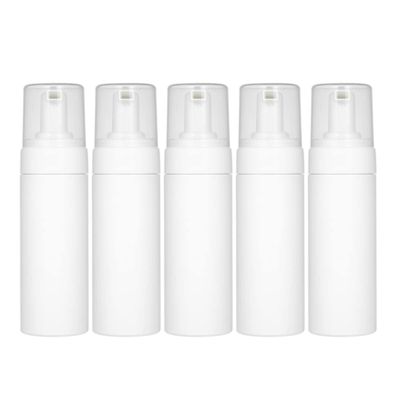 150ml White Soap Foam Pump Bottle Travel Plastic Foam Dispenser Bottle for Cleaning, Travel, Cosmetics Packaging and Liquid Cleaning (10PCS)